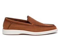Braune Loafer für Herren aus Nubuk