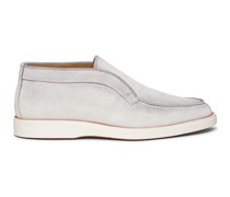 Graue Desert Boots für Herren aus Wildleder