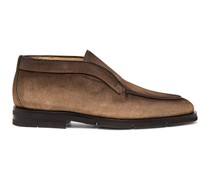 Men's brown suede desert boot