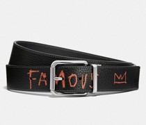 COACH X Jean-Michel Basquiat zuzuschneidender Wendegürtel mit Dornschließe COACH®