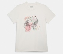 T-Shirt mit Doodle
