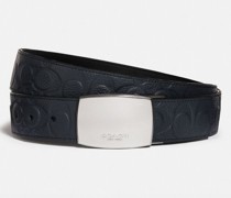 Zuschneidbarer Wendegürtel mit Plakettenschnalle, 38 mm