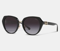 übergrosse, Runde Sonnenbrille Mit „Horse And Carriage" Motiv