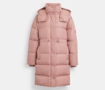 Mittellange Daunensteppjacke