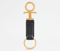 Kleiner Schlüsselanhänger aus Leder