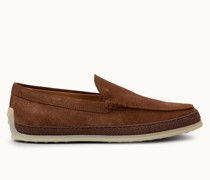 Slip-ons aus Veloursleder