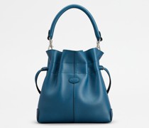 Di Bag Beuteltasche aus Leder Mini mit Kordelzug