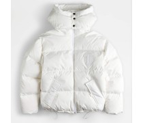 Oversize-Daunenjacke mit Kapuze
