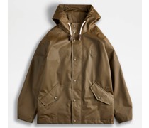Gummierter Parka