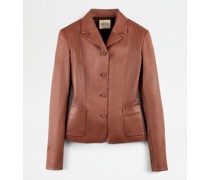 Jacke aus Stretch-Nappaleder