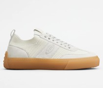 Sneakers Tod's aus Stoff und Veloursleder