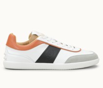 Sneakers aus Leder