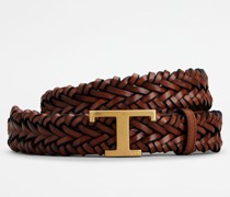 Gürtel T Timeless aus Leder