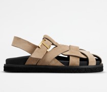Sandalen T Timeless aus Veloursleder
