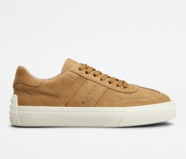 Sneakers aus Nubukleder