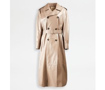 Trenchcoat aus Leder