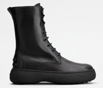 Schnürstiefeletten Tod's W. G. aus Leder