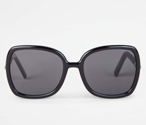Sonnenbrille mit Lederbügeln
