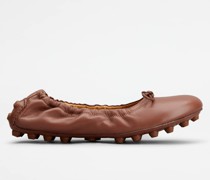 Ballerinas Bubble aus Leder