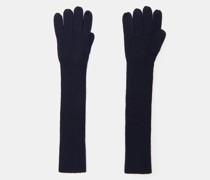 Handschuhe aus Merinowolle Unisex, Navy|Handschuhe aus Merinowolle Unisex, Schwarz