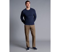 Strukturierte vorgewaschene 5-Pocket-Hose -