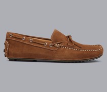 Autofahrer-Loafer Braun