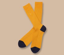 Rippstrick-Socken