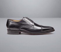 Quadratische Derby Brogue Schuhe -