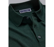 Merinopullover mit Polokragen -