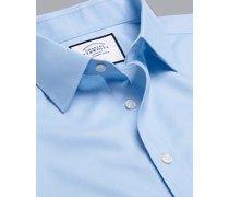 Bügelfreies Twill-Hemd Himmelblau