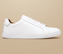 Sneaker aus Leder Weiß