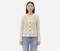 Fish Scale Cardigan Aus Wolle