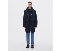 Parka Aus Techno-nylon Mit Kapuze