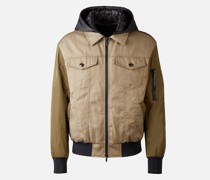 Bomberjacke mit Kapuze  L
