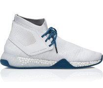 Hybrid EVO Knit Sports Shoes - puma white/glacier grey/moroccan blue UK 7.5