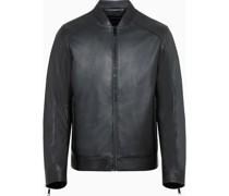 Active Leather Jacket - jet black 54