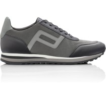 City Sneaker Velours - dark grey/asphalt 40
