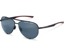 Sonnenbrille P´8920 - (A) black, dark red 63