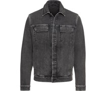 Grey Denim Jacket - dark grey wash 50
