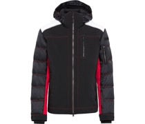 PORSCHE HEAD Ski Jacke - black/red M/L
