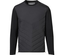 Light Padded Sweater - jet black L