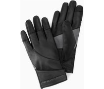 Active Leather Gloves - jet black 10