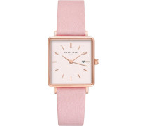 Damenuhr The Boxy White Pink Rosegold...