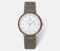 Damenuhr Amelie Walnut Olive