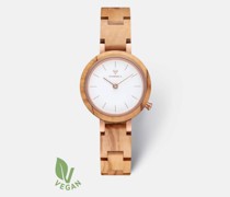 Damenuhr Matilda Olivewood-Rosegold
