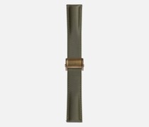 Lederarmband In Khaki