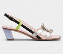 Sandalen Belle Vivier aus Lackleder mit Metallschnalle