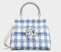 Tasche Mini Jewel Efflorescence mit Vichy-Muster