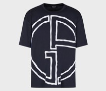T-Shirt aus Baumwolle mit GA-Maxi-Logo