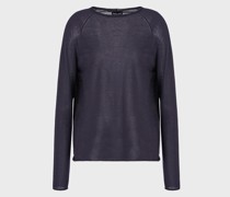 Pullover mit Rundhalsausschnitt Aus Reinem Kaschmir